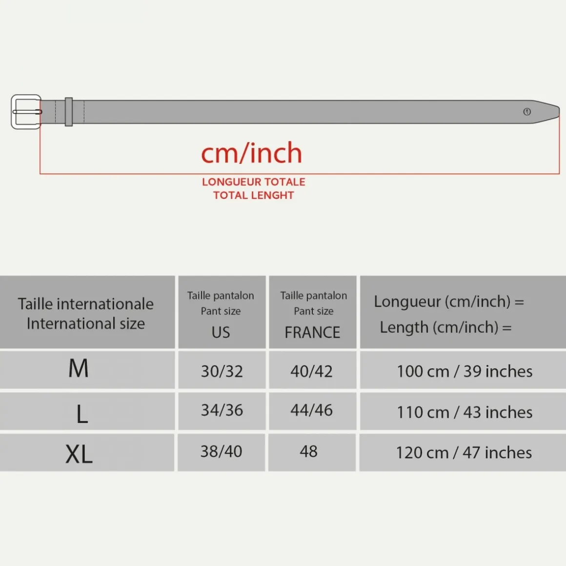 Ceinture Cliquet tressée
