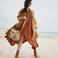 Musette du Pêcheur M / Cuir Velours