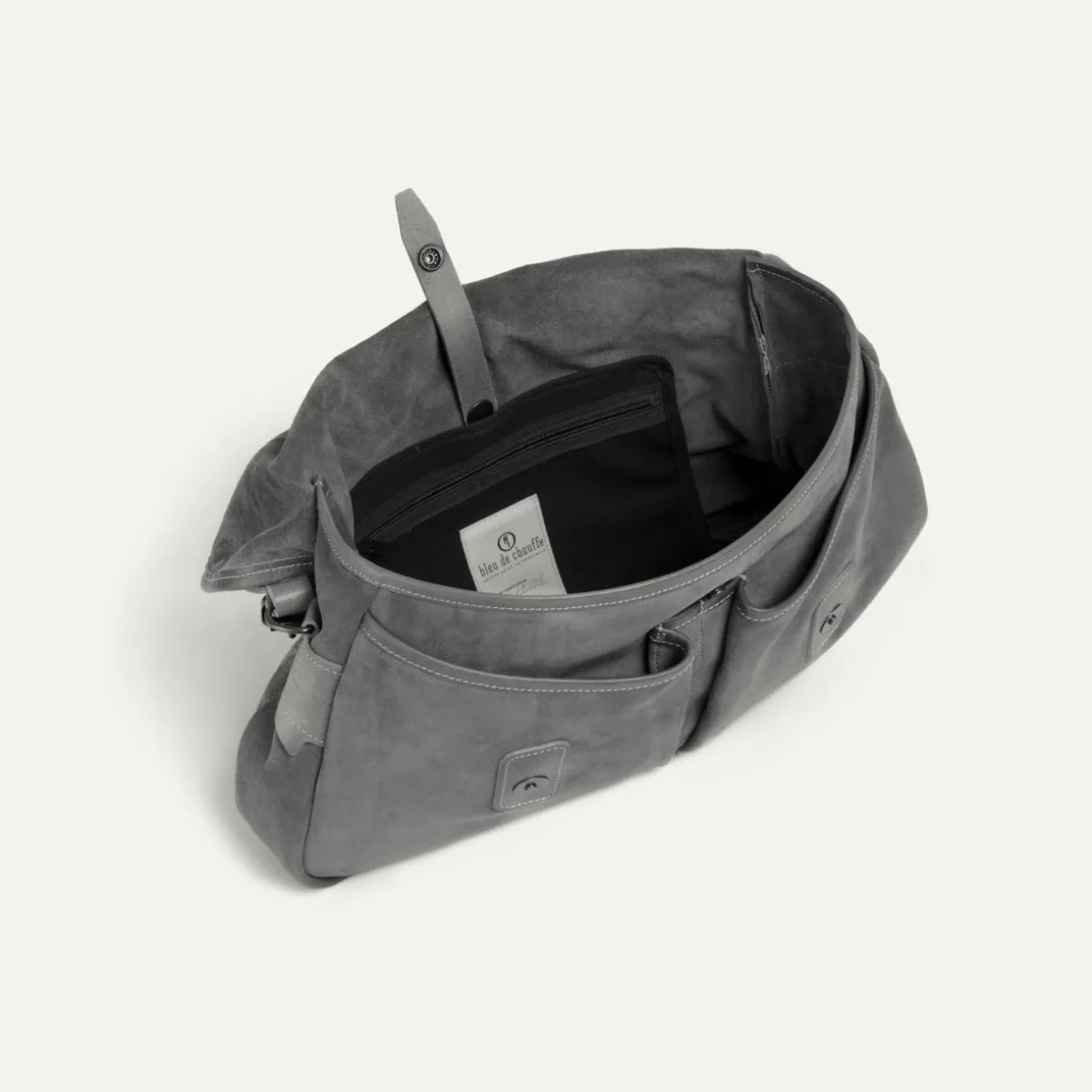 Musette du pêcheur M / Cuir Velours