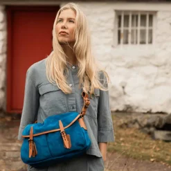 Musette du Pêcheur S / Cuir Velours