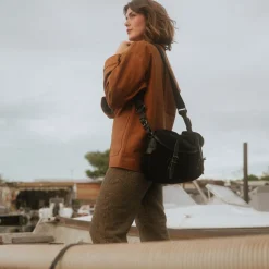 Musette du Pêcheur S / Cuir Velours
