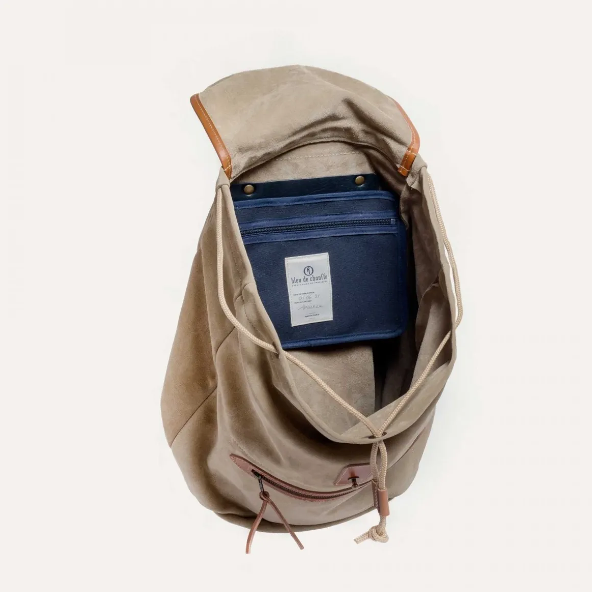 Sac à dos Camp / Cuir Velours