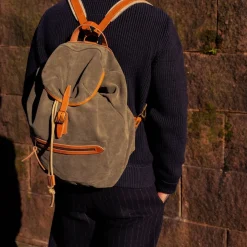 Sac à dos Camp / Cuir Velours